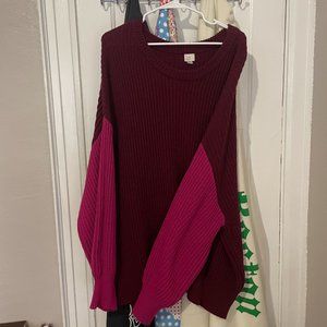 Pink Target Sweater